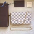 Louis Vuitton small choin bag white